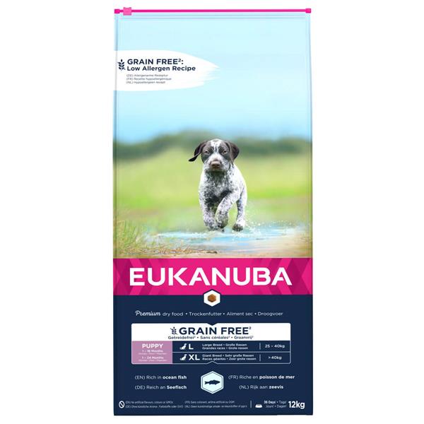 01 1224212 01 Eukanuba Puppy Junior kornfri havfisk