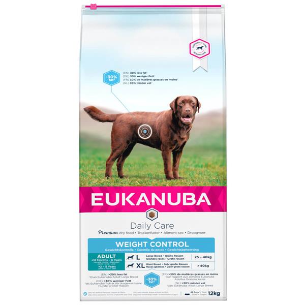 01 Eukanuba DailyCare Adult Weight control til stor hund