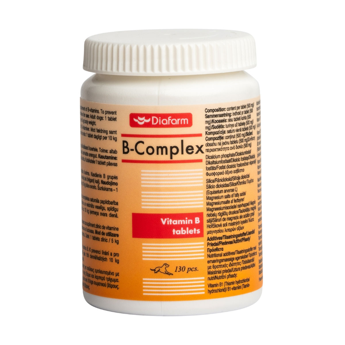 Diafarm B- Complex tab. til hund | 130 stk