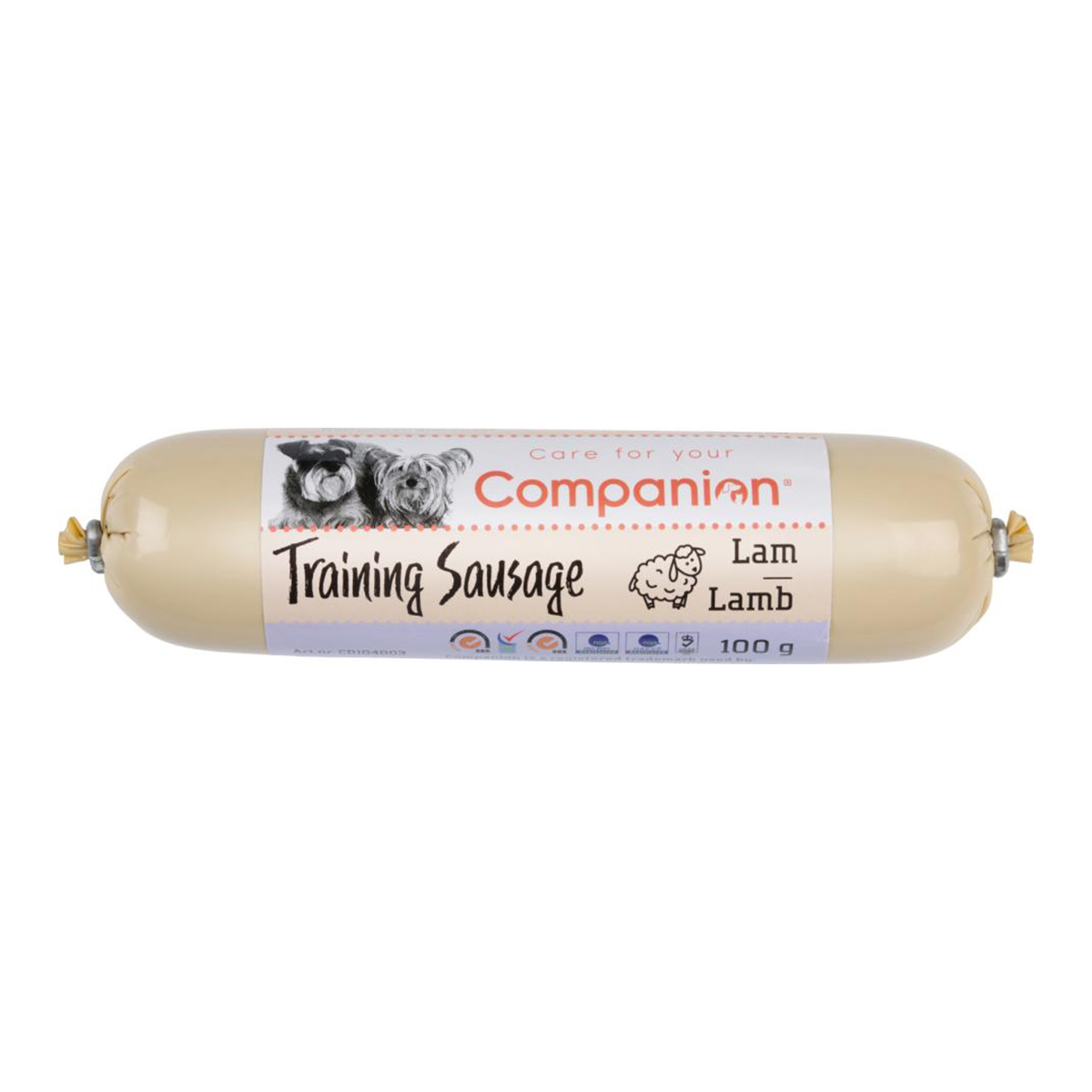 Companion Træningspølse Lam 100gr.