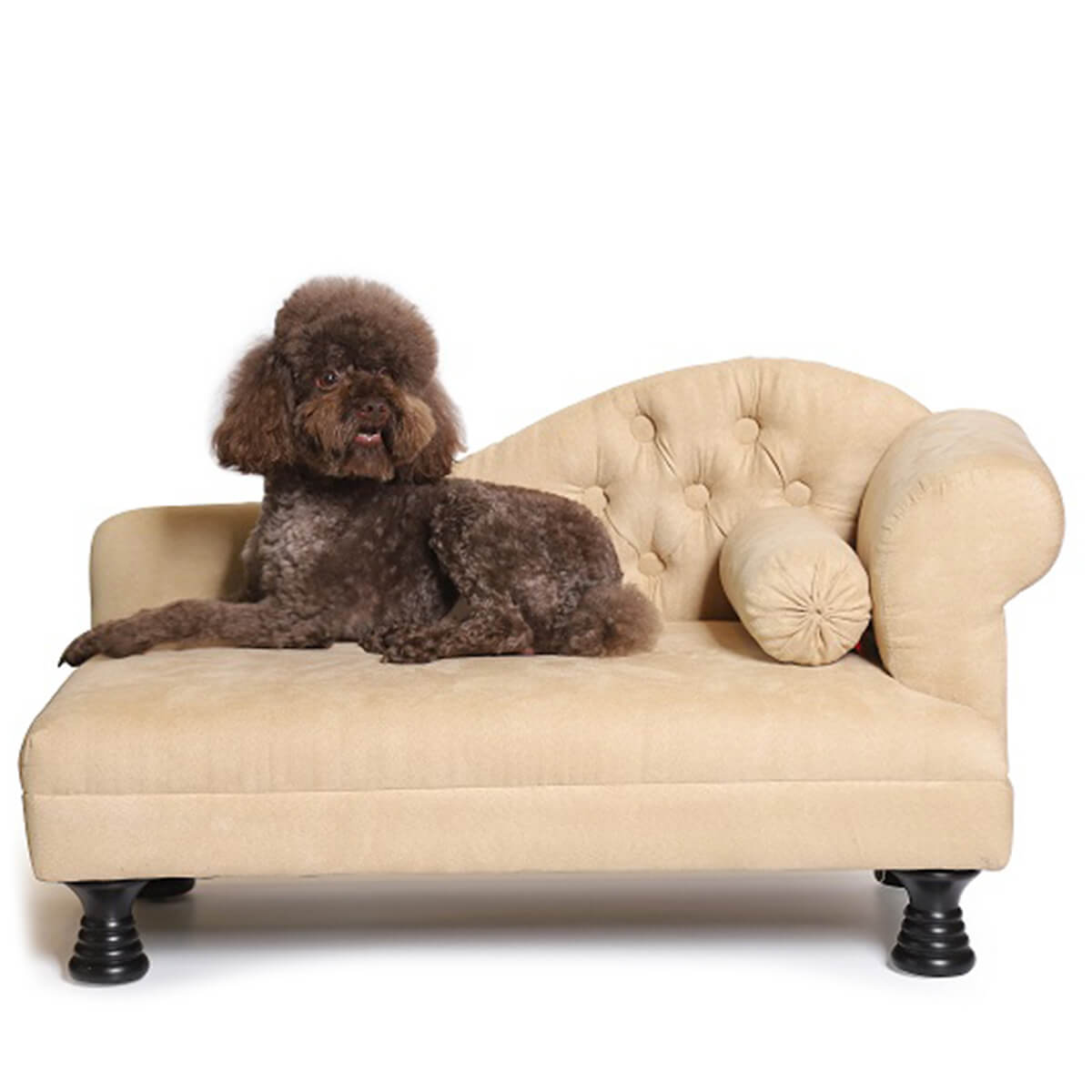 Whesco Deluxe hundeseng Beige1 armlaen 01