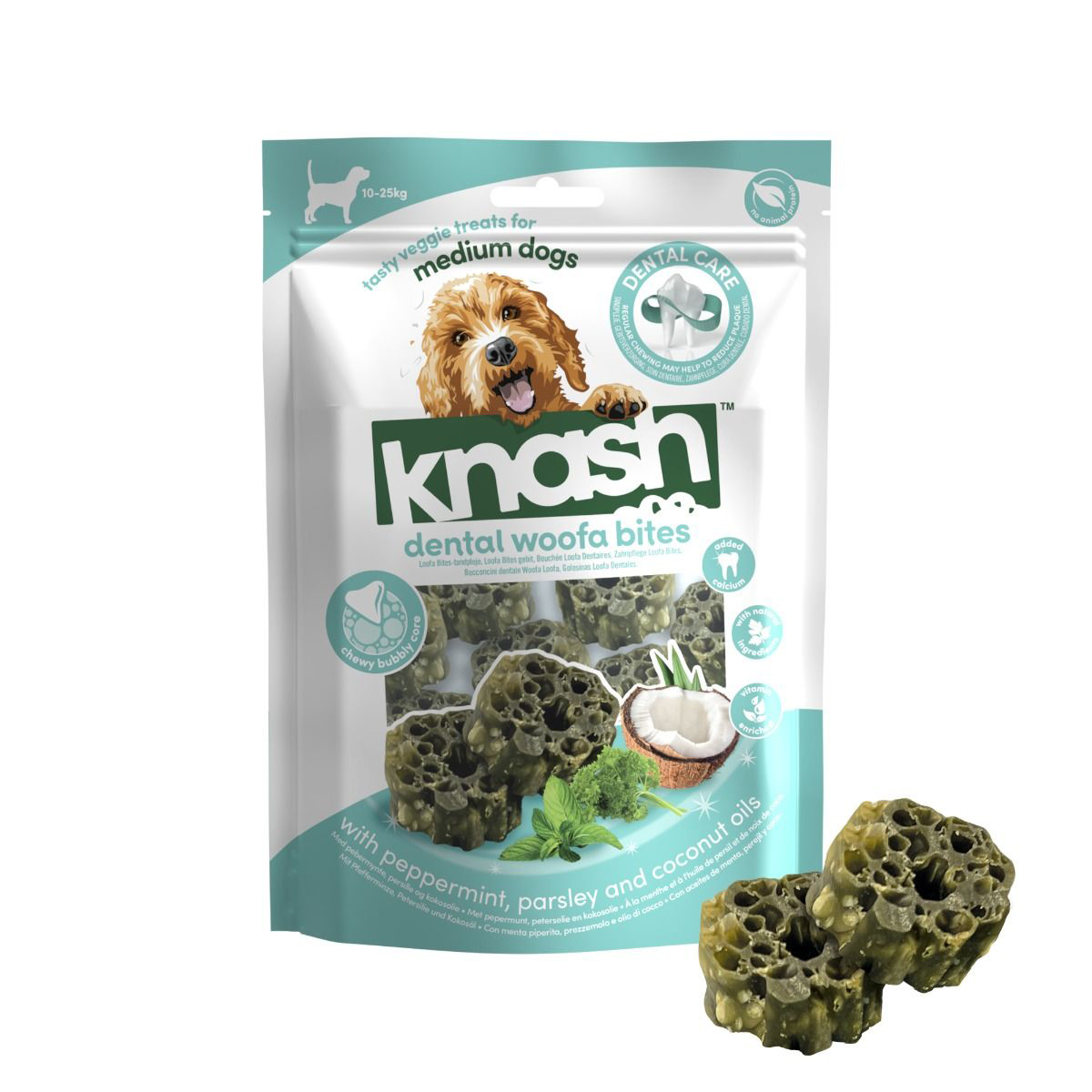 Knash mint og kokos