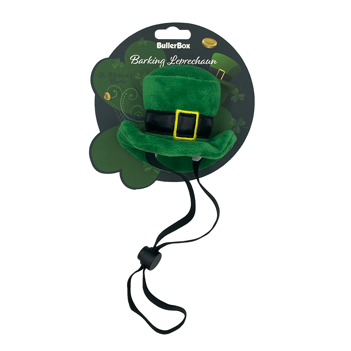 BullerBox Barking Leprechaun hat hundelegetoej 01