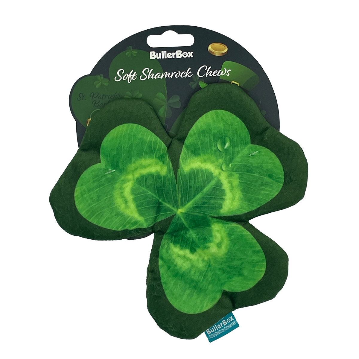BullerBox Soft Shamrock Chews legetoej til hund 01