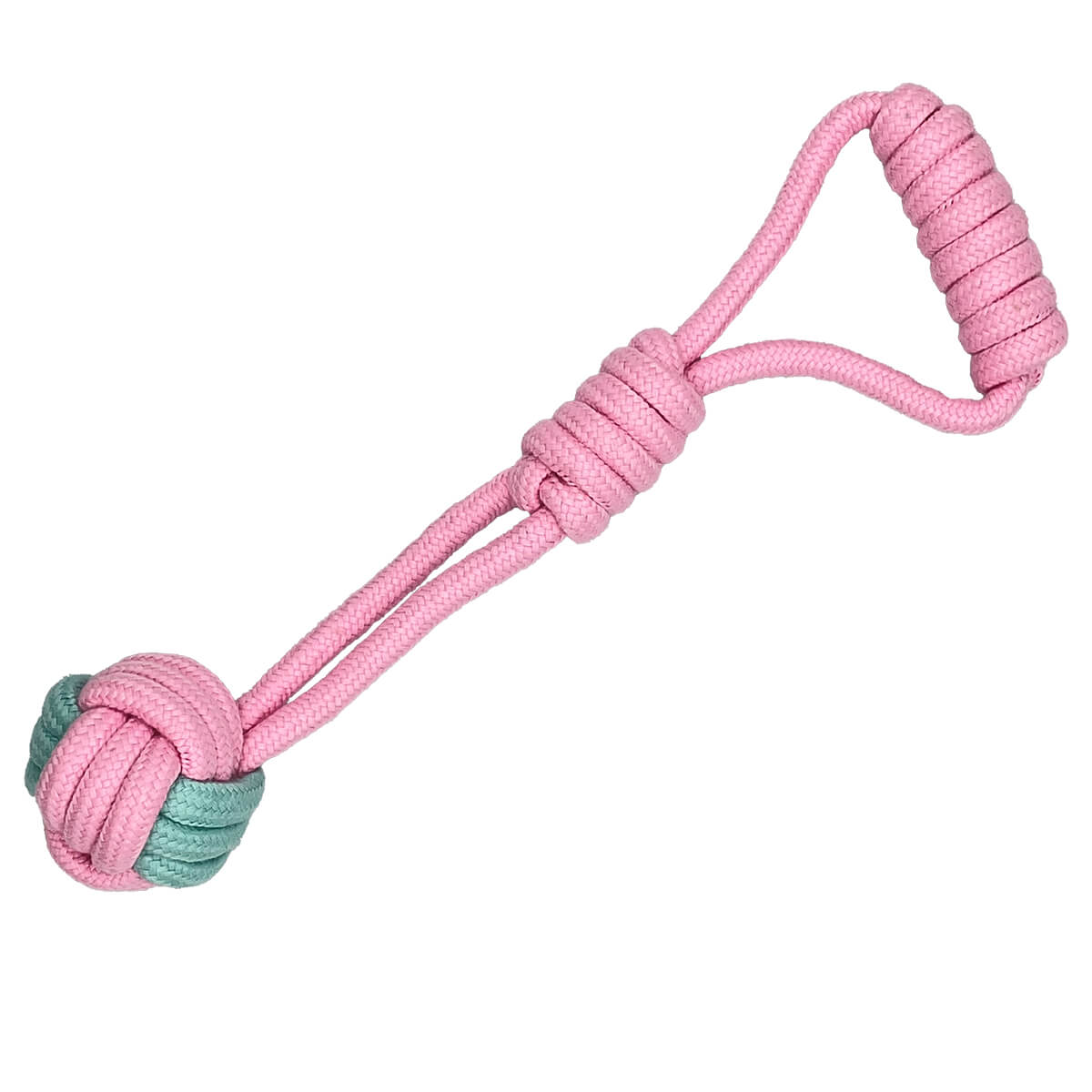 BB0925 22 BullerBox Happy Tugger throw ball Baby pink