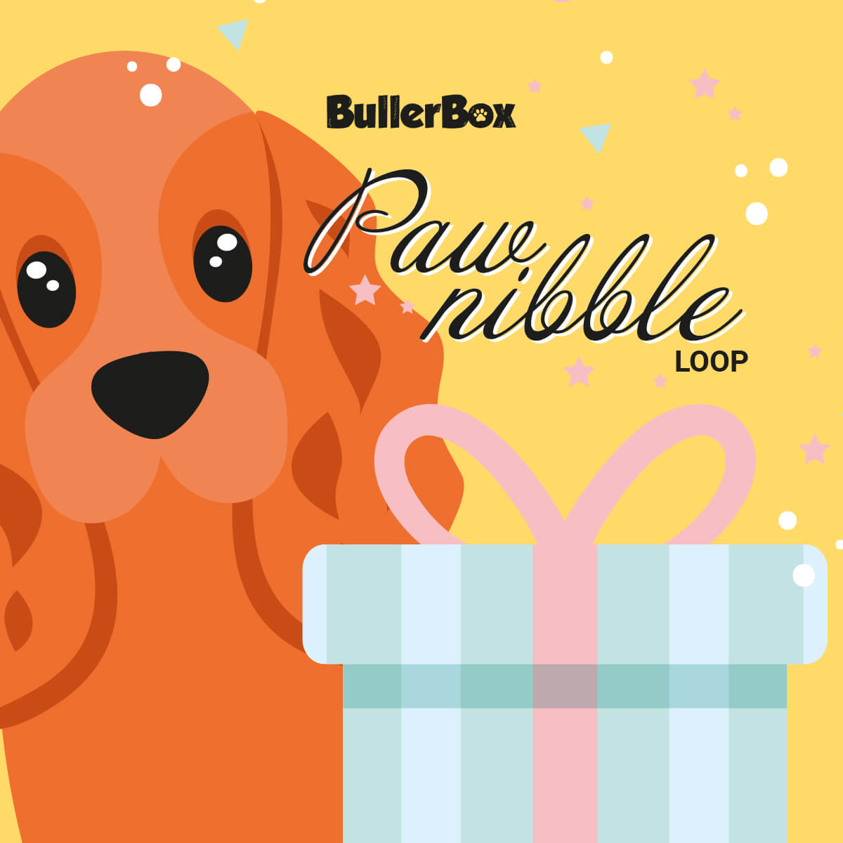 BB0925 50 BullerBox Paw Nibble Loop