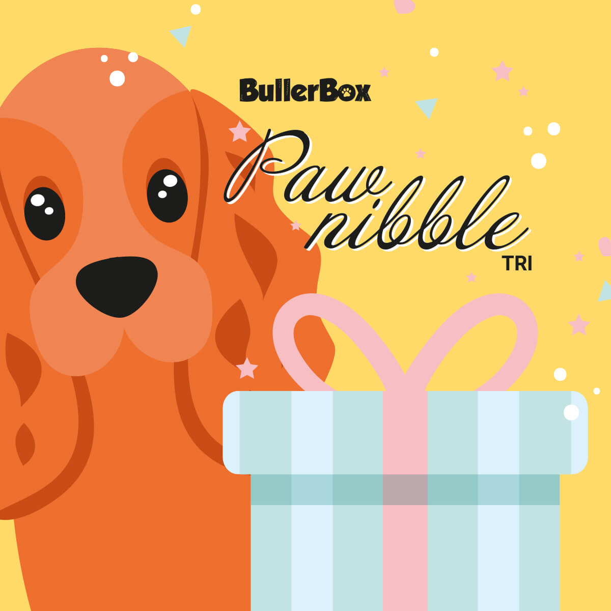 BB0925 52 BullerBox Paw Nibble Tri