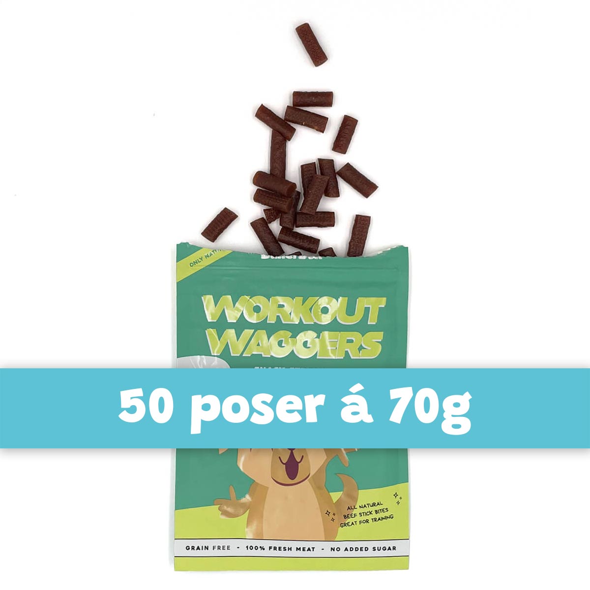 Ja tak tilbud | 50 x 70g Workout Waggers
