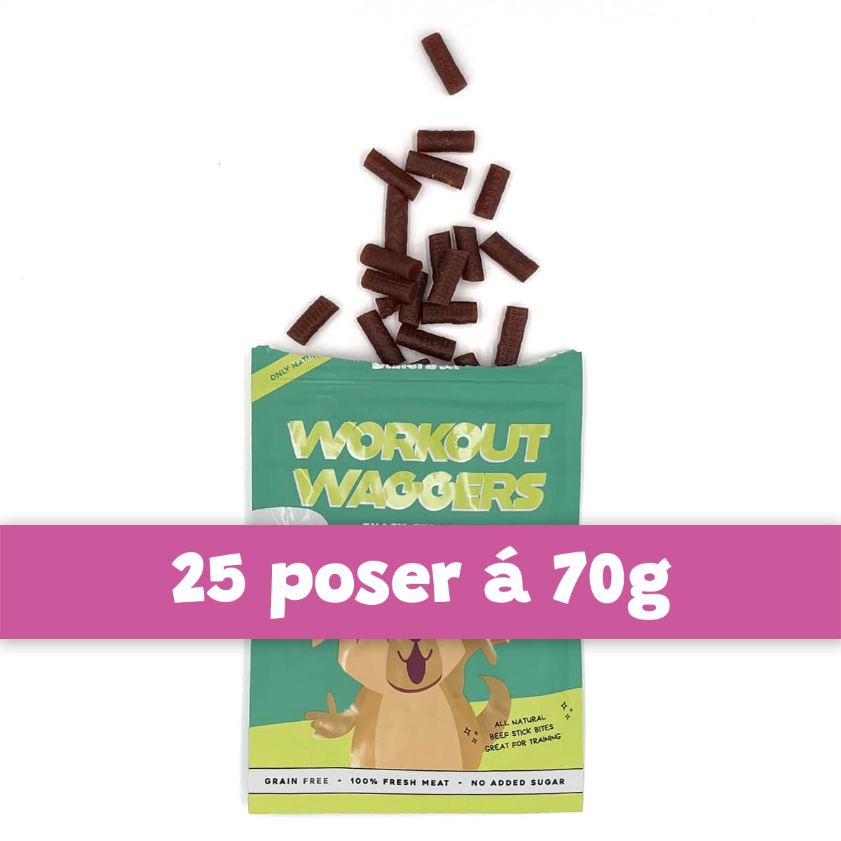 Ja tak tilbud | 25 x 70g Workout Waggers