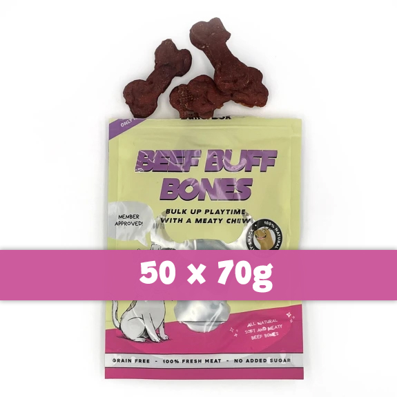Ja tak tilbud | 50 x 70g Beef Buff Bones