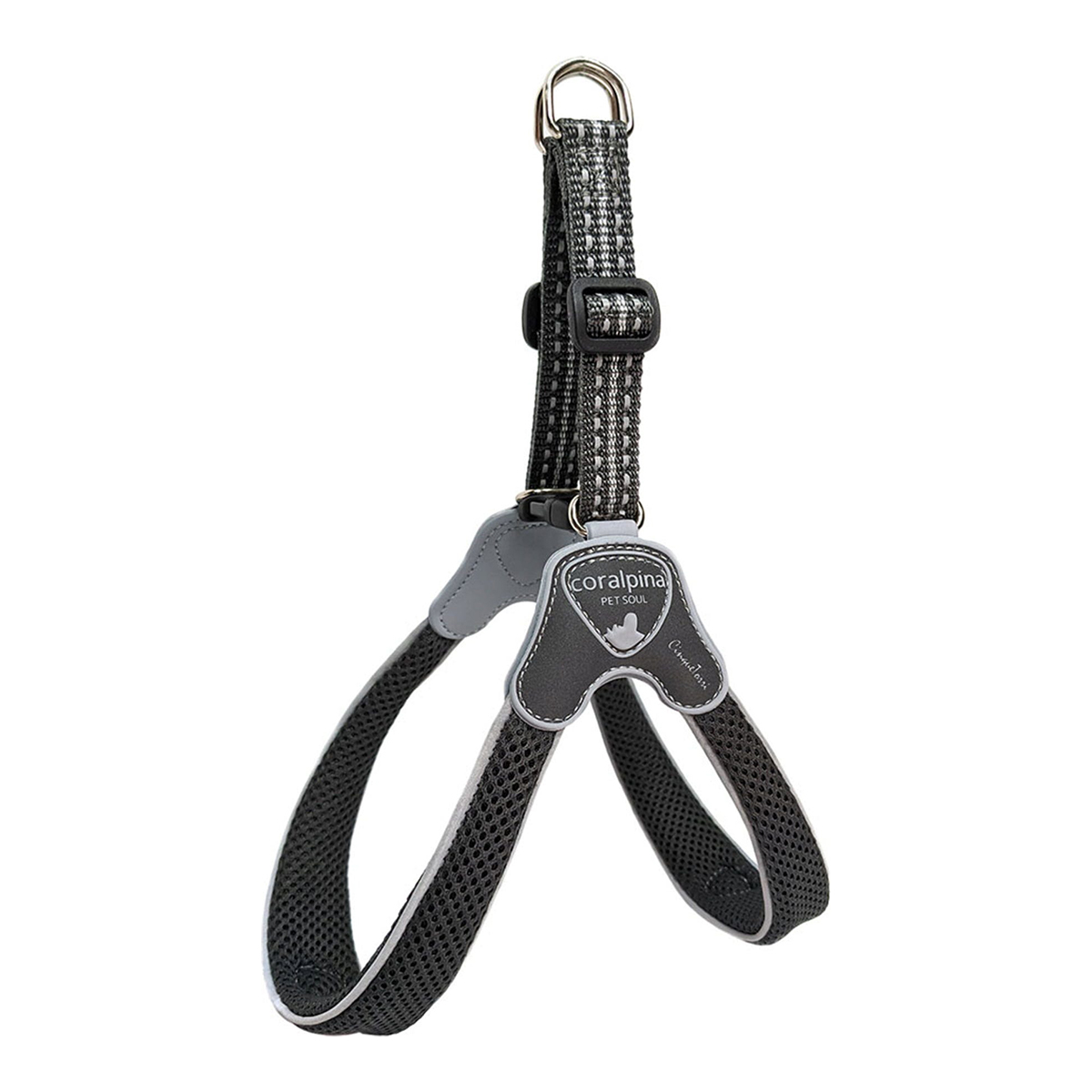 Cinquetorri hundesele graa og sort 01