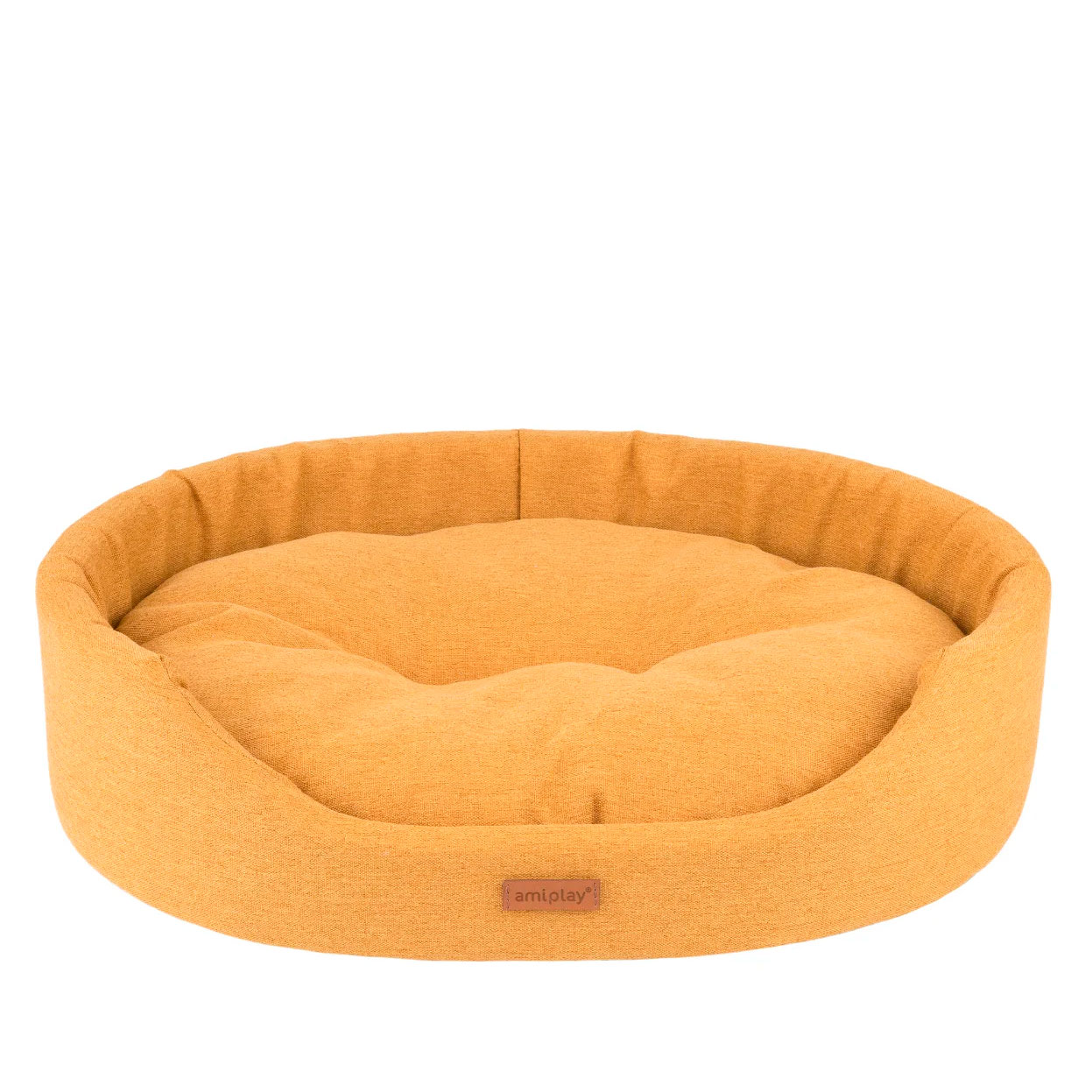  Amiplay oval hundeseng gul