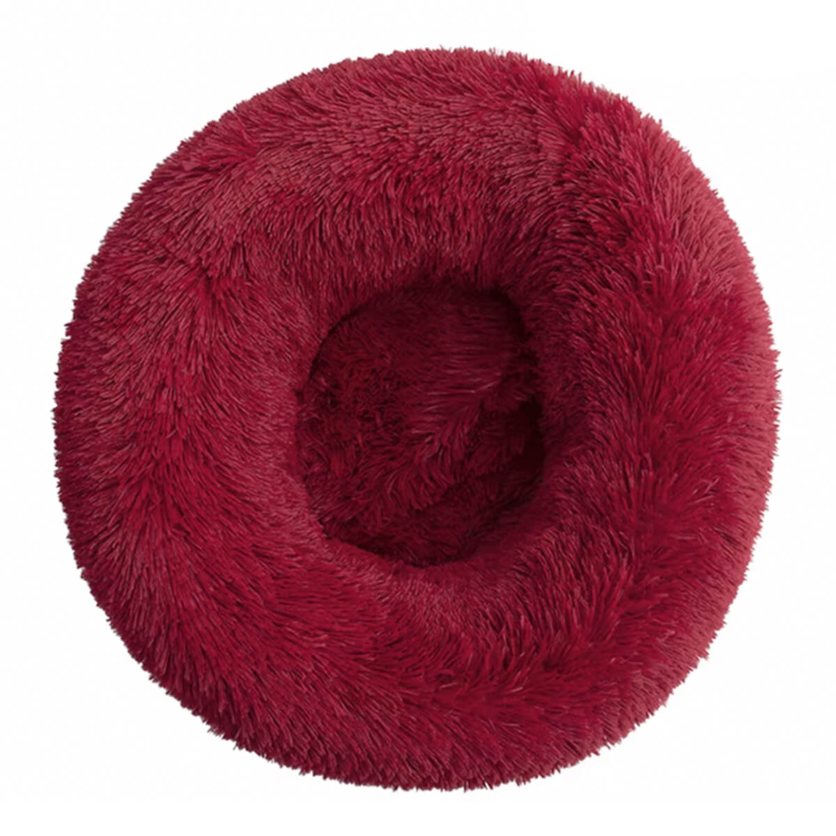 Hundeseng fluffy dounut bordeaux 01