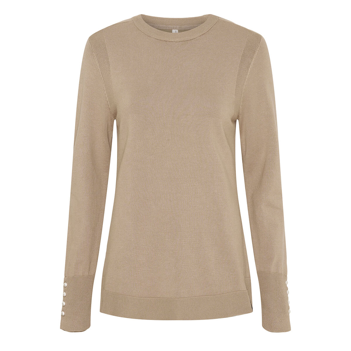 CATAGO Robyn strikpullover | Beige melange