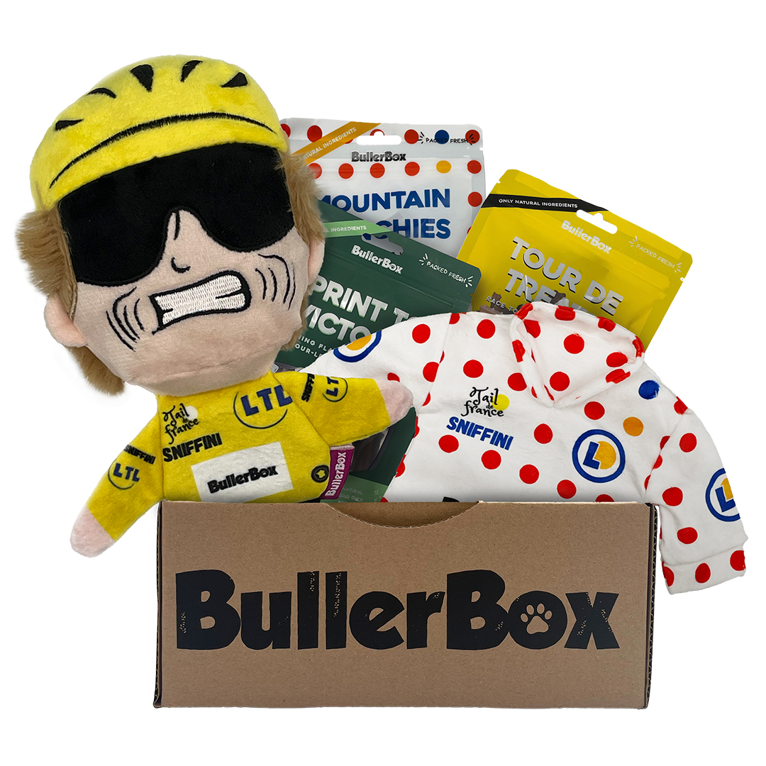 Tail de France BullerBox hundelegetoej og godbidder 01